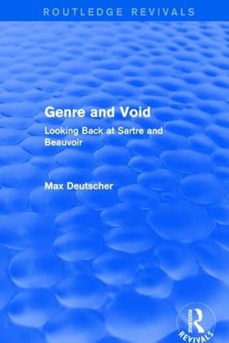 Cover image for Revival: Genre and Void (2003): Looking Back at Sartre and Beauvoir