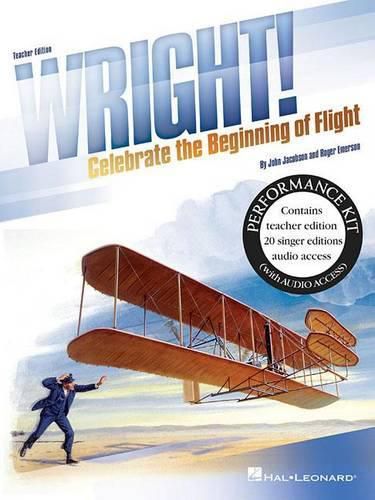 Cover image for Wright!: Celebrate the Beginning of Flight: Includes Downloadable Audio