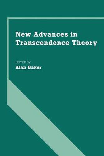 Cover image for New Advances in Transcendence Theory