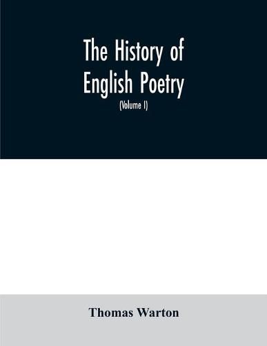 The history of English poetry