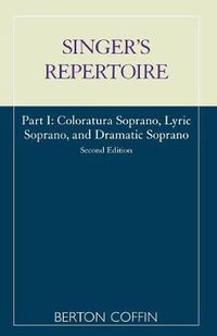 Cover image for The Singer's Repertoire, Part I