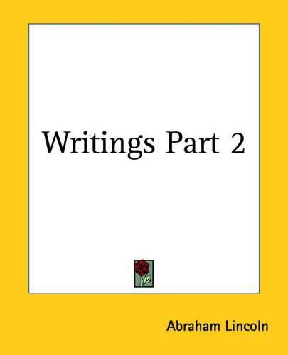 Cover image for Writings Part 2