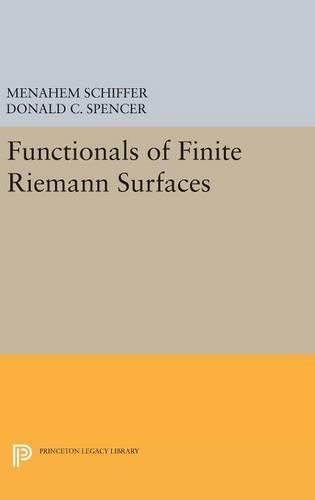 Cover image for Functionals of Finite Riemann Surfaces