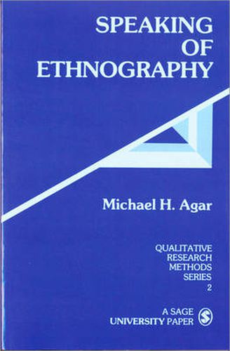 Cover image for Speaking of Ethnography