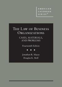 Cover image for The Law of Business Organizations: Cases, Materials, and Problems