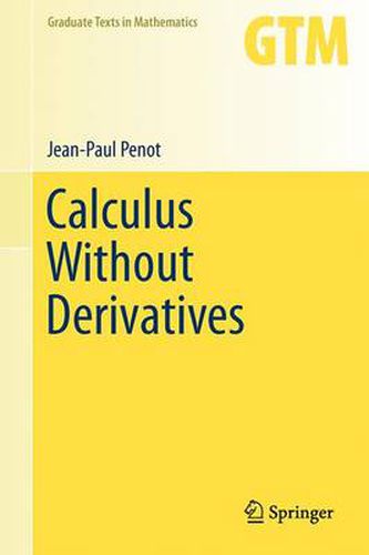 Cover image for Calculus Without Derivatives