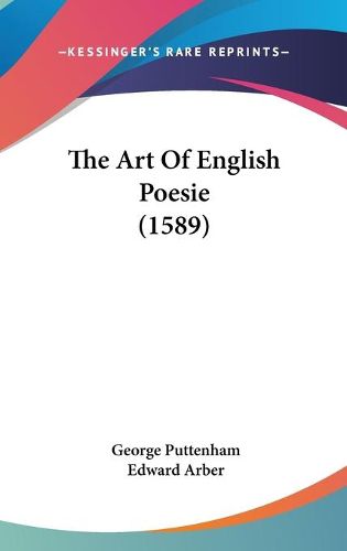 Cover image for The Art of English Poesie (1589)