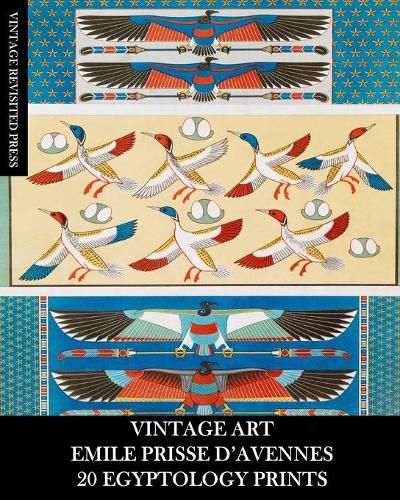 Vintage Art: Emile Prisse 20 Egyptology Prints: Ephemera for Framing, Collage, Decoupage and Home Decor