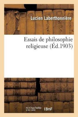 Cover image for Essais de Philosophie Religieuse