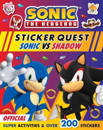 Cover image for Sonic the Hedgehog Sticker Quest: Sonic vs Shadow