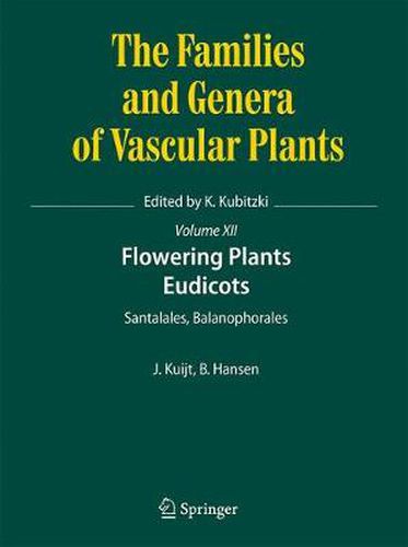 Cover image for Flowering Plants. Eudicots: Santalales, Balanophorales