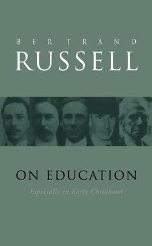 Cover image for On Education: Especially in Early Childhood