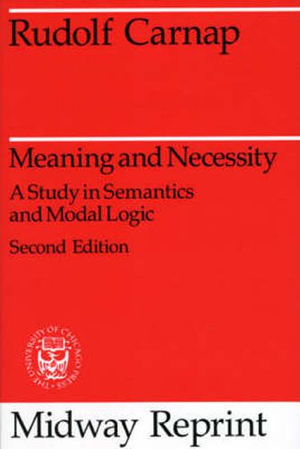 Cover image for Meaning and Necessity