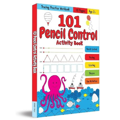 101 Pencil Control Activity Book for Kids Tracing Practise Book Age 2+