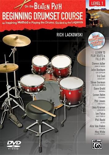 Cover image for On the Beaten Path: Beginning Drumset Course Lev 1