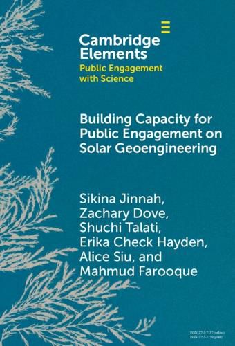 Cover image for Building Capacity for Public Engagement on Solar Geoengineering