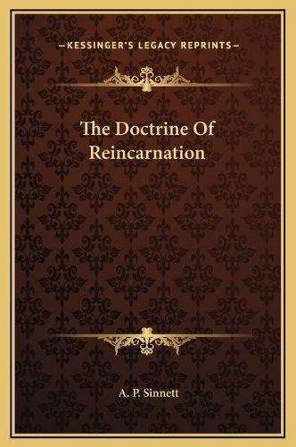 Cover image for The Doctrine of Reincarnation