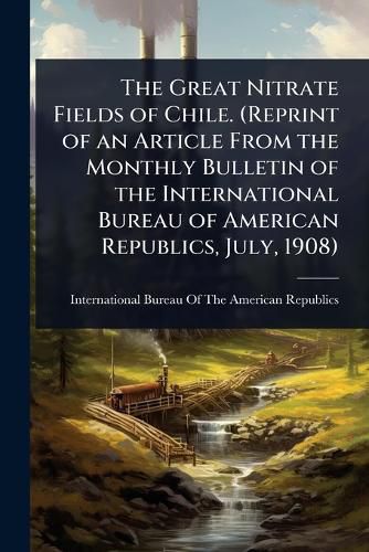 Cover image for The Great Nitrate Fields of Chile. (Reprint of an Article From the Monthly Bulletin of the International Bureau of American Republics, July, 1908)