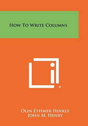 How to Write Columns