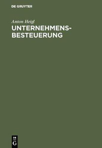 Cover image for Unternehmensbesteuerung