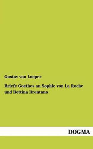 Cover image for Briefe Goethes an Sophie Von La Roche Und Bettina Brentano