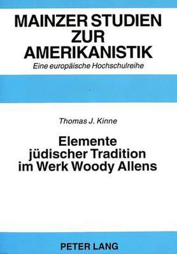 Cover image for Elemente Juedischer Tradition Im Werk Woody Allens