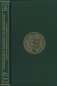 Cover image for English Medieval Government and Administration