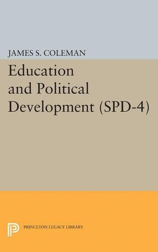 Cover image for Education and Political Development. (SPD-4), Volume 4