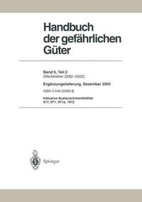 Cover image for Handbuch Der Gefahrlichen Guter