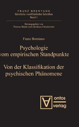 Psychologie vom empirischen Standpunkt. Von der Klassifikation psychischer Phanomene