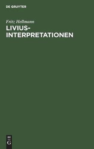 Cover image for Livius-Interpretationen