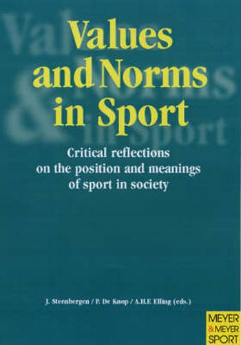 Cover image for Values and Norms in Sport