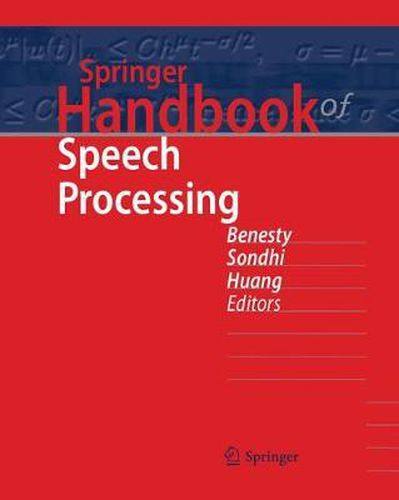 Cover image for Springer Handbook of Speech Processing