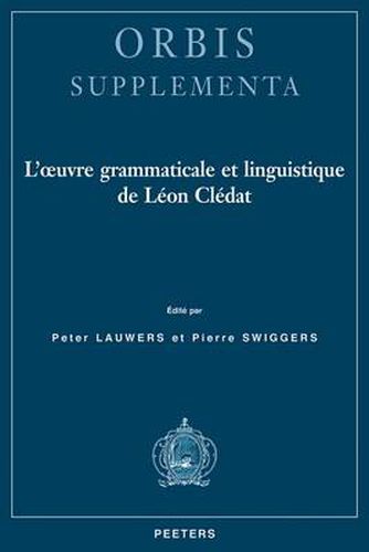 Cover image for L'oeuvre Grammaticale Et Linguistique De Leon Cledat