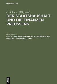 Cover image for Landwirthschaftliche Verwaltung und Gestutsverwaltung