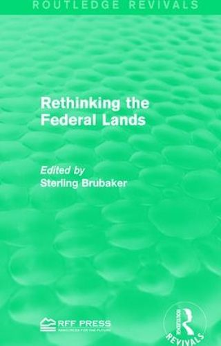 Cover image for Rethinking the Federal Lands