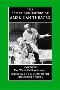 Cover image for The Cambridge History of American Theatre