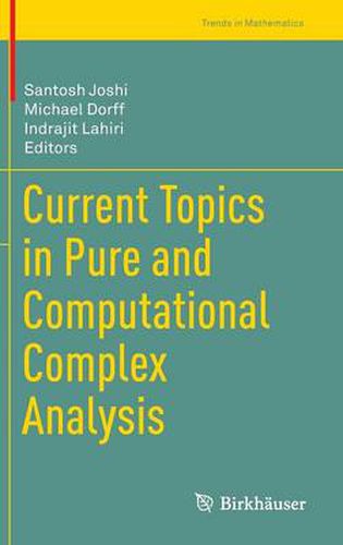 Cover image for Current Topics in Pure and Computational Complex Analysis