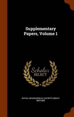 Cover image for Supplementary Papers, Volume 1