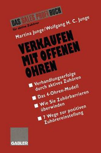 Cover image for Verkaufen mit Offenen Ohren: Verhandlungserfolge durch aktives Zuhoeren