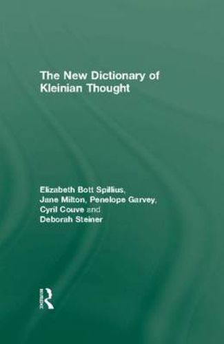 Cover image for The New Dictionary of Kleinian Thought