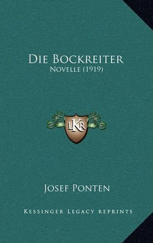 Cover image for Die Bockreiter: Novelle (1919)