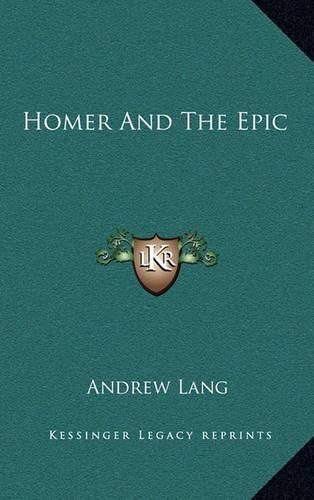 Homer and the Epic