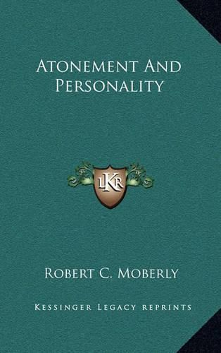 Cover image for Atonement and Personality