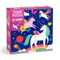 Cover image for Unicorn Magic 25 Piece Floor Puzzle with Shaped Pieces