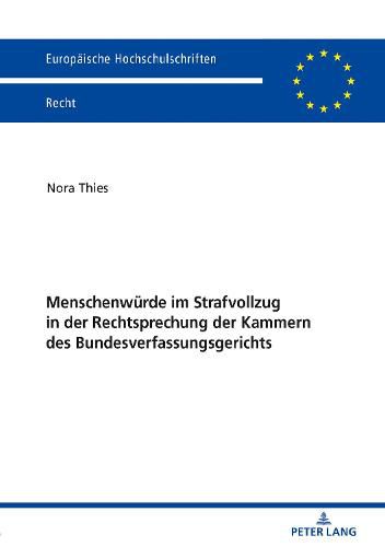 Cover image for Menschenwuerde Im Strafvollzug in Der Rechtsprechung Der Kammern Des Bundesverfassungsgerichts