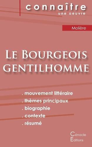 Cover image for Fiche de lecture Le Bourgeois gentilhomme de Moliere (Analyse litteraire de reference et resume complet)