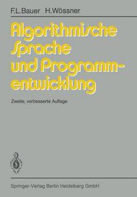 Cover image for Algorithmische Sprache Und Programmentwicklung