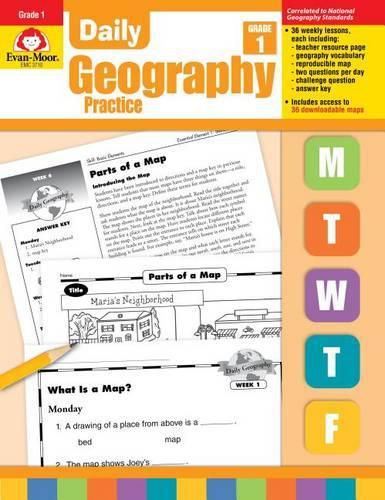 Cover image for Daily Geography Practice: Grade 1
