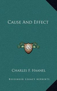 Cover image for Cause and Effect
